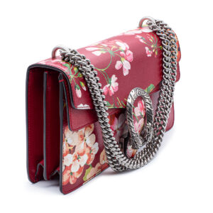 Sac Dionysius Blooms en cuir Cerise – Image 2