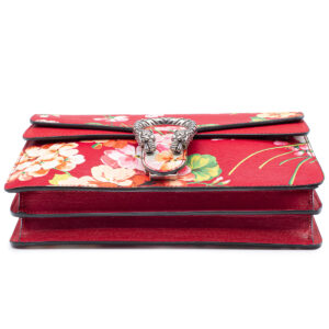 Sac Dionysius Blooms en cuir Cerise – Image 4