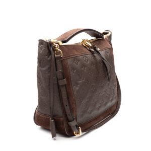 Sac à main L'Audacieuse P.M. en cuir Empreinte Ombre - Imagen 3