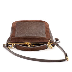 Sac à main L'Audacieuse P.M. en cuir Empreinte Ombre - Imagen 4