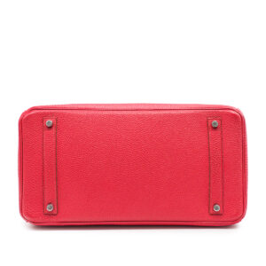 Sac à main Birkin 35 en cuir Togo Rouge Rubis - Image 2