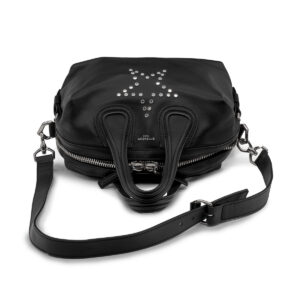 Sac à main Nightingale Star Moyen Modèle en cuir noir – Image 3