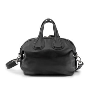 Sac à main Nightingale Star Moyen Modèle en cuir noir – Image 2