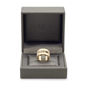 Bague Move Joaillerie or rose 18k et 3 diamants – Image 1