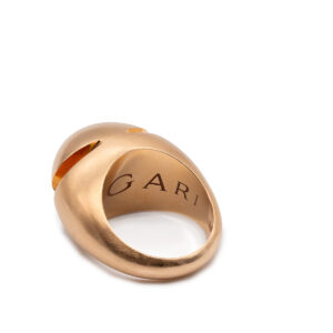 Bague Cabochon en or rose 18k - Image 2