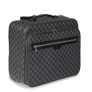 Pilot Case en toile Damier graphite - Imagen 5