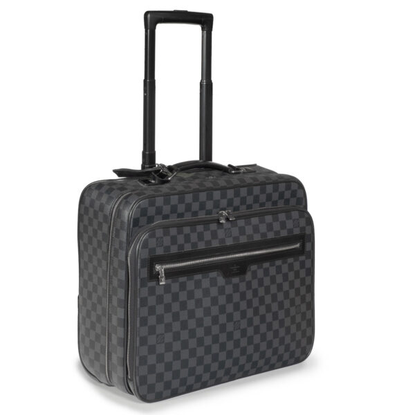 Pilot Case en toile Damier graphite-0