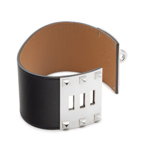 Bracelet Kelly Dog Extrême en veau Swift noir - Imagen 2