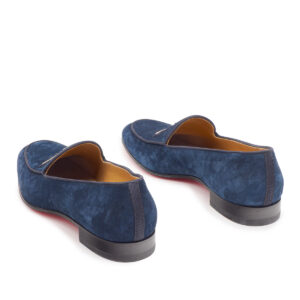 Paire de mocassins en daim bleu Pointure 43 - Image 3