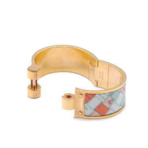 Bracelet à charnière en métal doré or rose Bolduc – Image 2