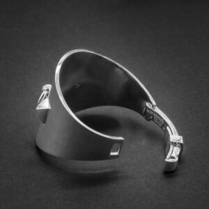 Bracelet Collier de Chien Rock G.M. en argent 925 – Image 2