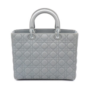 Sac Lady Dior Ultra-matte gris Large – Image 4