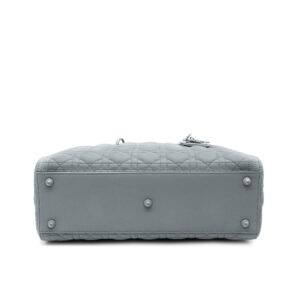 Sac Lady Dior Ultra-matte gris Large – Image 2