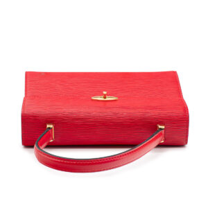 Sac louis Vuitton Malesherbes en cuir épi rouge Tbilissi – Image 4