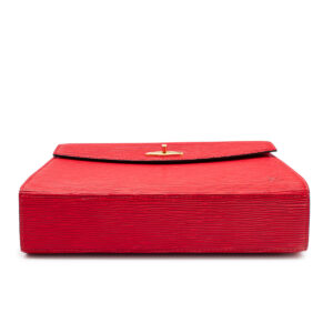 Sac louis Vuitton Malesherbes en cuir épi rouge Tbilissi – Image 2