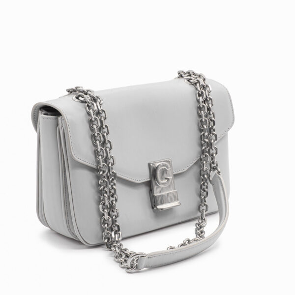 Sac bandoulière Celine C bag en cuir gris-0 Sac bandoulière Celine C bag en cuir gris-0