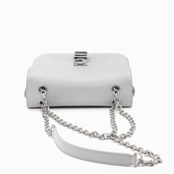 Sac bandoulière Celine C bag en cuir gris-21192