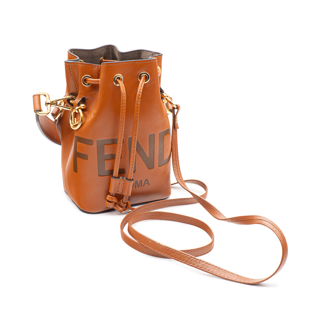 Sac Fendi Mon Trésor en cuir marron-0