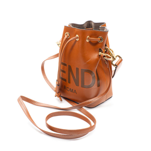 Sac Fendi Mon Trésor en cuir marron-21214
