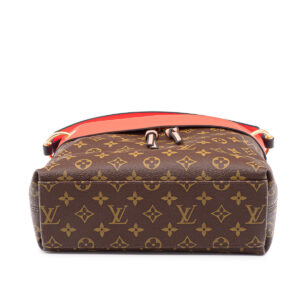 Sac besace Louis Vuitton Tuileries en toile Monogram et cuir rouge Kabuki – Image 3