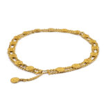 Ceinture Chaine Chanel Ligne comète en métal doré-0