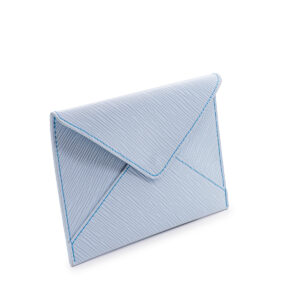 Pochette Louis Vuitton Kiragami en cuir épi parme-0