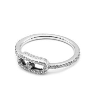 Bague Move Uno Messika en or blanc 18k serti de diamants-21296