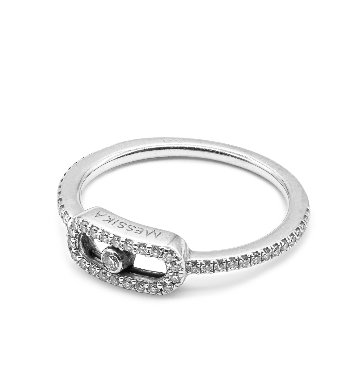 Bague Move Uno Messika en or blanc 18k serti de diamants-21296