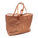 Sac cabas Goyard Saint-Louis M.M. Edition Limitée en toile cuivre doré-0