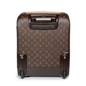 Louis Vuitton Valise Cabine Pégase 45 en toile Monogram et cuir naturel-21290