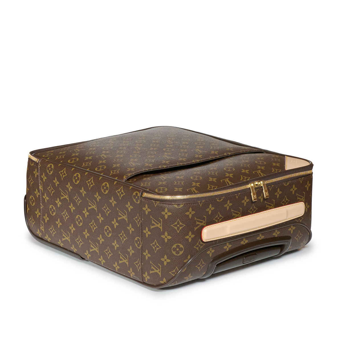 Louis Vuitton Valise Cabine Pégase 45 en toile Monogram et cuir naturel-21289