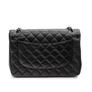Sac Grand Classique Chanel en cuir Caviar noir-21286