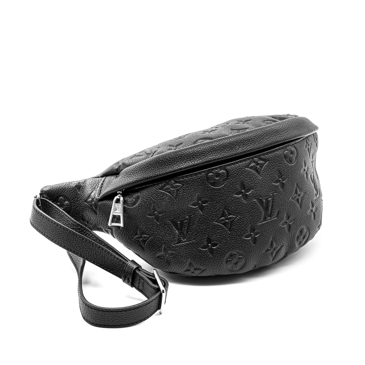 Sac Ceinture Louis Vuitton en cuir Monogram Empreinte noir-0