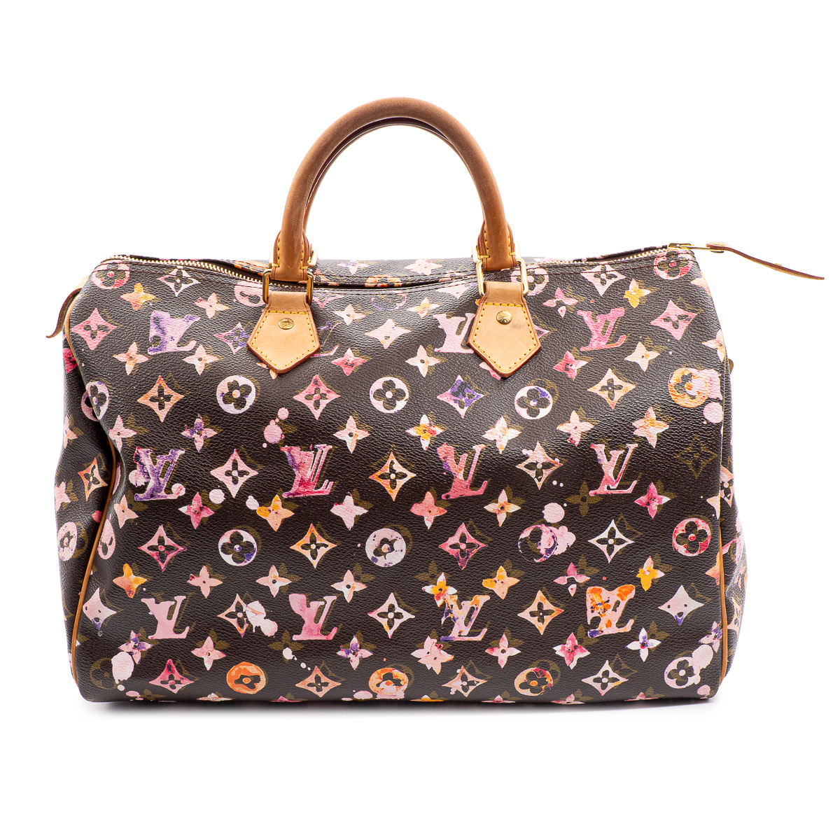 Louis Vuitton Speedy 35 Watercolor Aquarelle Monogram Edition Limitée Richard Prince-0