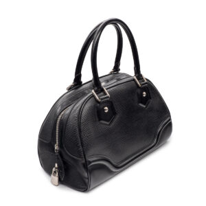 Sac Louis Vuitton Montaigne en cuir épi noir-0