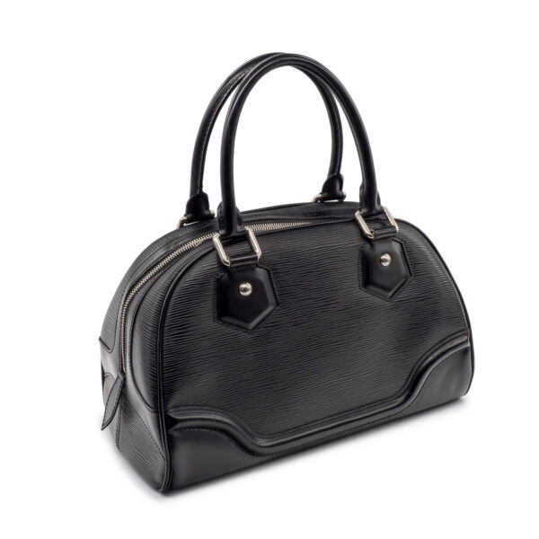 Sac Louis Vuitton Montaigne en cuir épi noir-21338