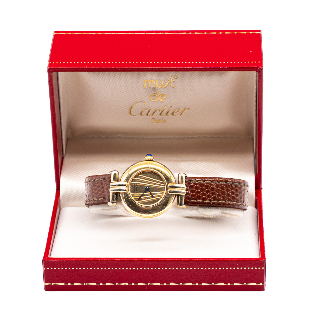 Cartier Must Montre pour Dame Colisée en vermeil-0