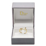 Bague Dior Oui en or gris 18k et brillant-0