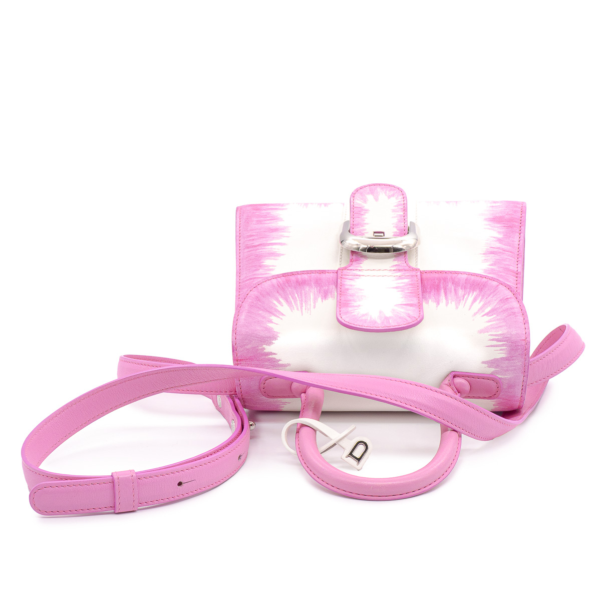 Sac à main Delvaux Brillant Mini Edition Limitée Oeillet Rose Flamingo-21361