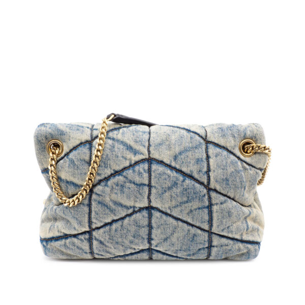 Sac YSL Puffer Medium en jean-21367