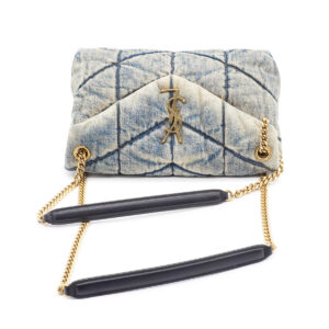 Sac YSL Puffer Medium en jean-21365