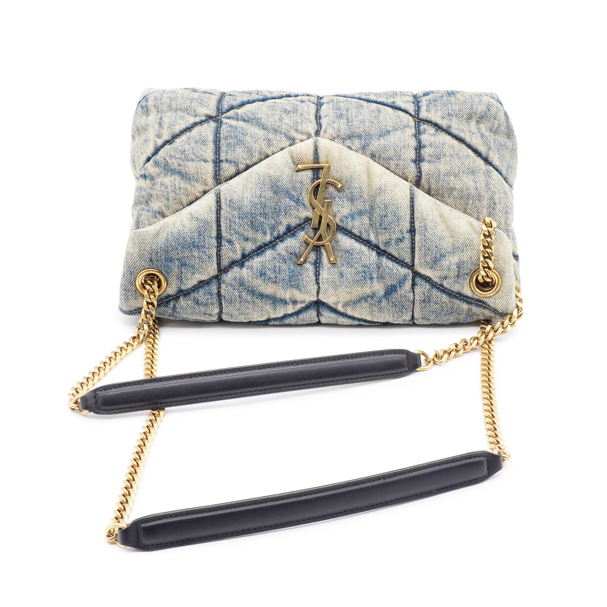 Sac YSL Puffer Medium en jean-21365