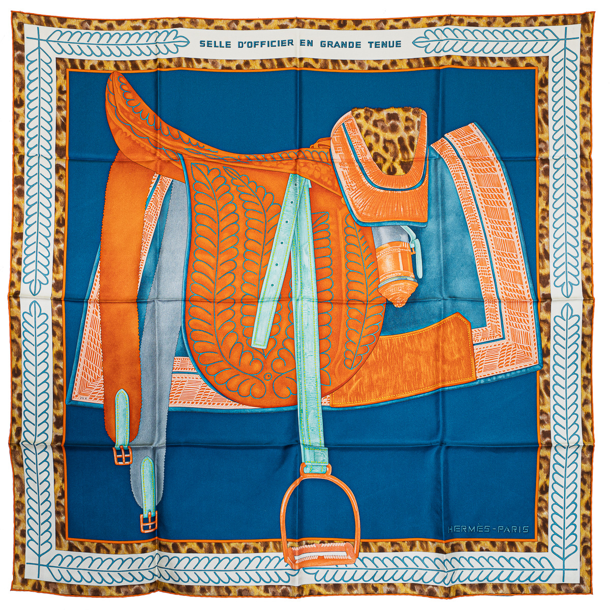 Carré Hermès Selle d'Officier en Grande Tenue par W. Kaminski-0