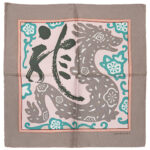 Gavroche Hermes L'Année du Dragon en soie 100%-0