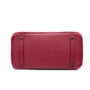 Sac Hermès Birkin 35 en cuir Togo Rouge Hermès-21396