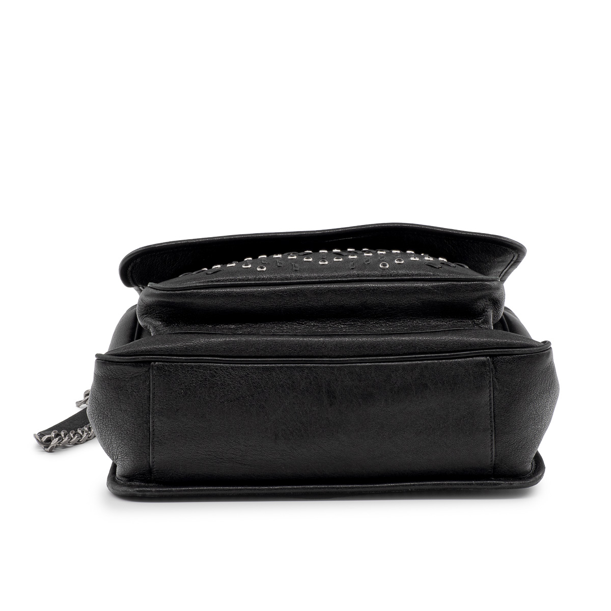 Sac Saint-Laurent Niki Medium Collector en cuir noir et cristaux Swarovski-21414
