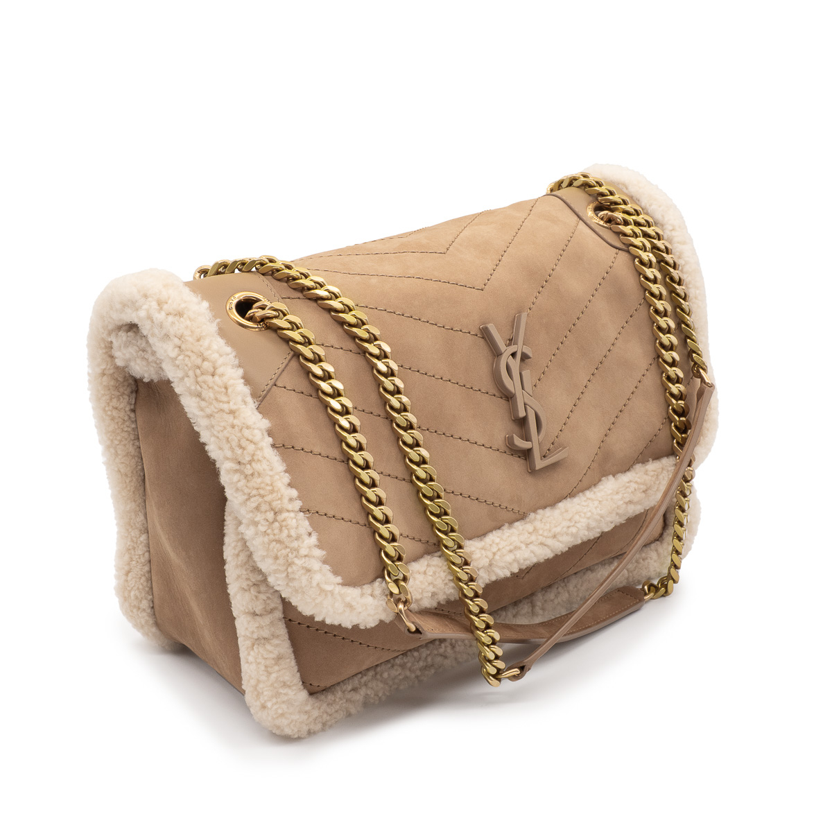 Sac Saint-Laurent Collector Niki Shearling Medium-0