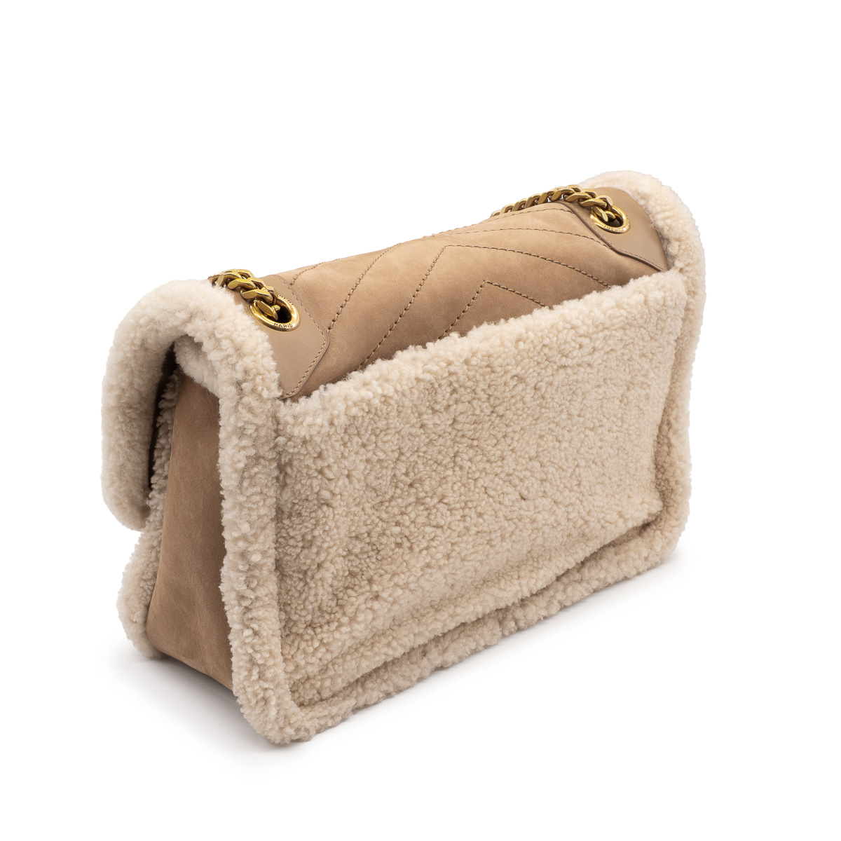Sac Saint-Laurent Collector Niki Shearling Medium-21423