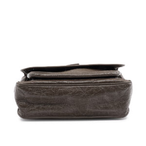Sac Saint-Laurent Niki medium en cuir vieilli vert kaki-21420