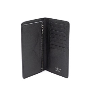 Louis Vuitton Porte-papiers, cartes de credit Brazza en cuir Taiga ardoise – Image 1
